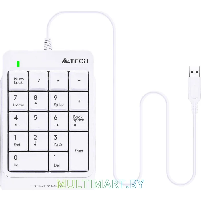 Цифровой блок A4Tech FK13P (белый)